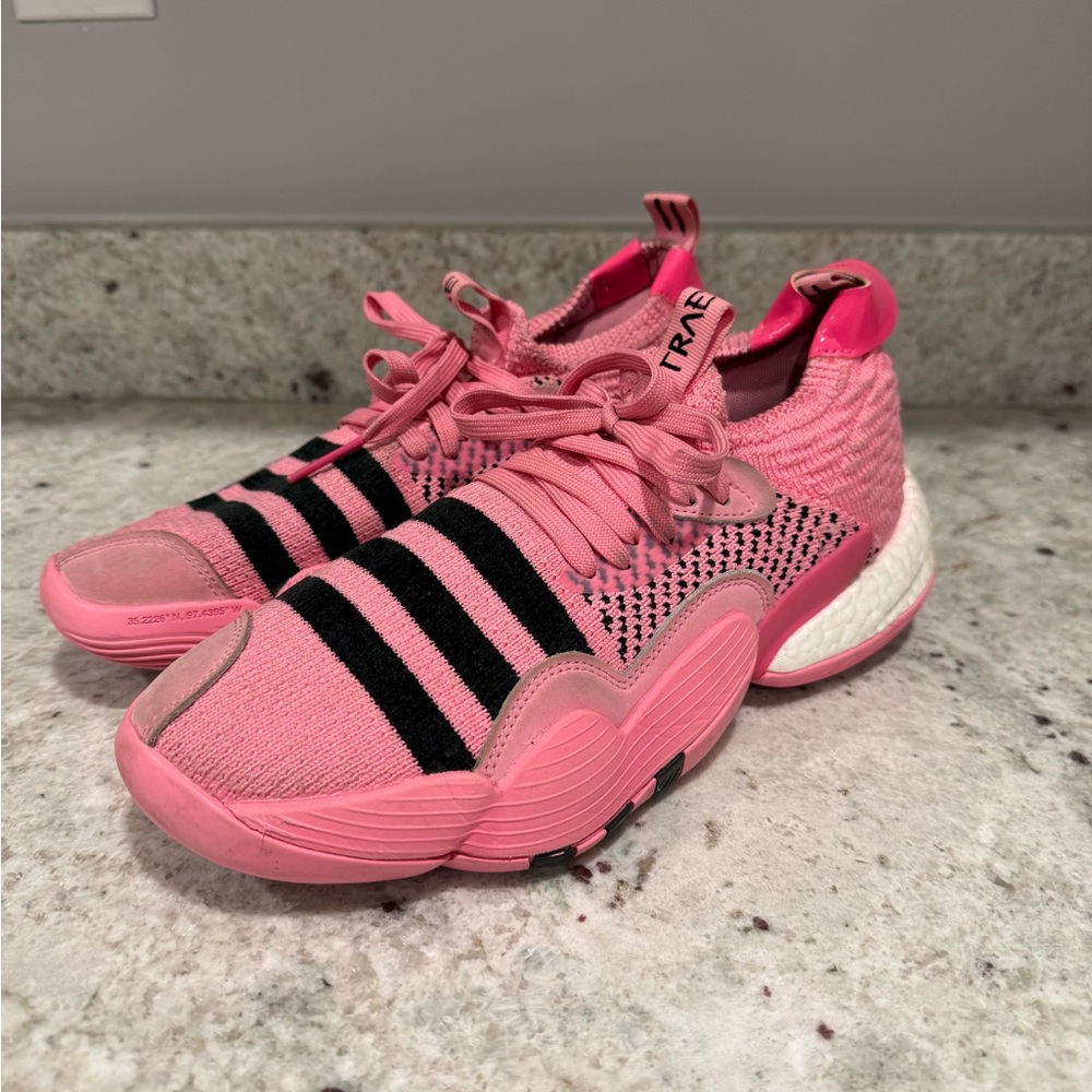 Adidas Trae Young 2, Trap House Pink, Size 8